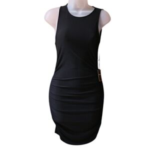 Forever 21 Black Halter Mini Dress Sleeveless Sexy Bodycon XS Clubwear